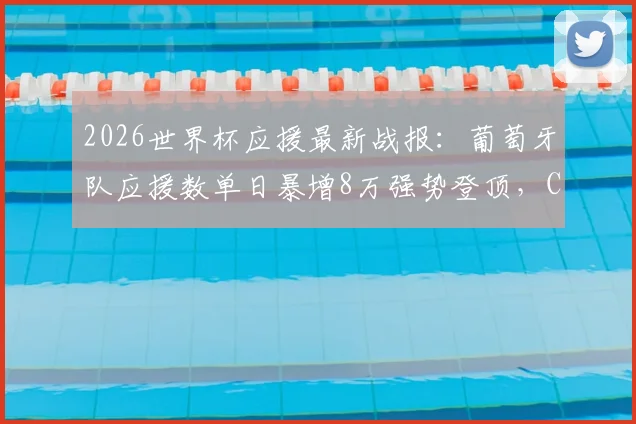 2026世界杯应援最新战报:葡萄牙队应援数单日暴增8万强势登顶,C罗“Siu”引爆球迷热情